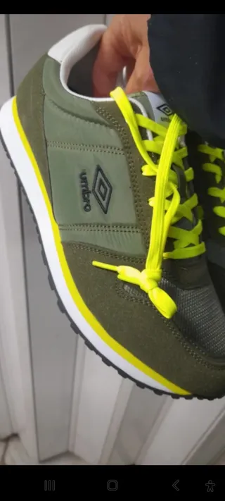 Scarpe Umbro N44 Verde Giallo