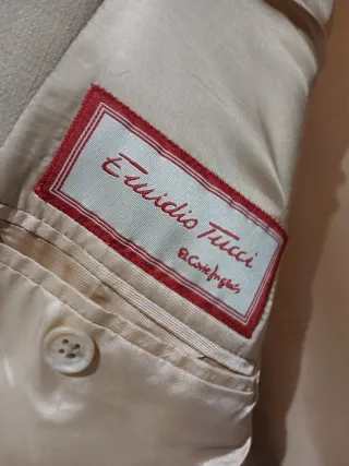 Americana Emidio Tucci Beige Hombre