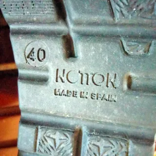 Zapatos charol negros T.40