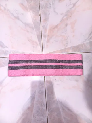 Banda elastica fitness rosa