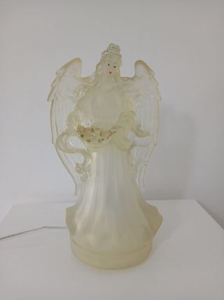 Lampada da Tavolo Statua Angelo in Resina Acrilico