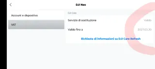 DJI neo fly more e dji care