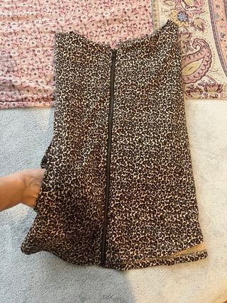 chaqueta tipo sudadera/ capa animal print