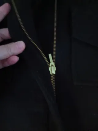 Abrigo lana Roberto Torreta negro, 42 muy pequeña