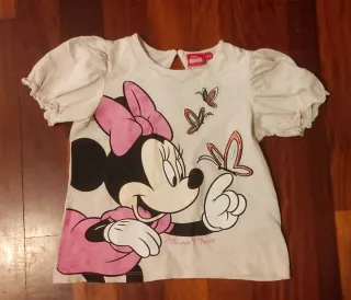 Camiseta Minnie Mouse Talla 4-5 años