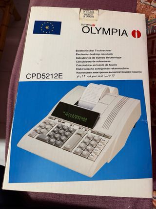 Calculadora Olympia CPD5212E