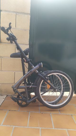 Bicicleta Plegable B'TWIN Negra