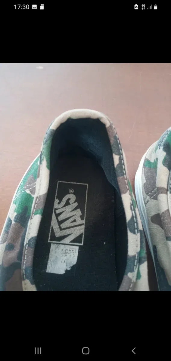 Zapatillas Vans Camuflaje Talla 46