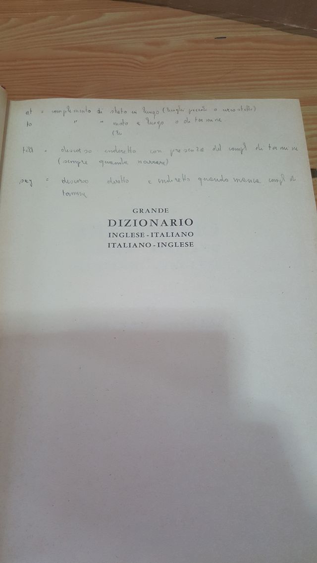DIZIONARIO INGLESE - ITALIANO / ITALIANO - INGLESE