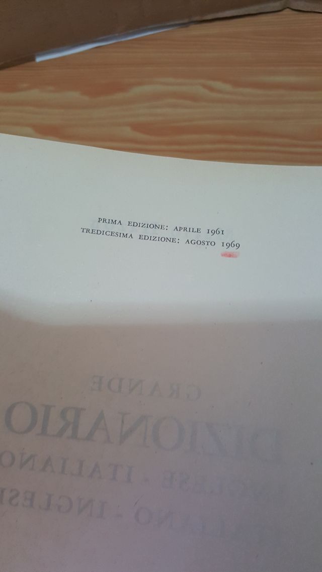 DIZIONARIO INGLESE - ITALIANO / ITALIANO - INGLESE