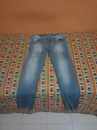 Jeans uomo Hermitage blu strappati