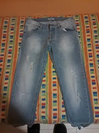 Jeans uomo Hermitage blu strappati