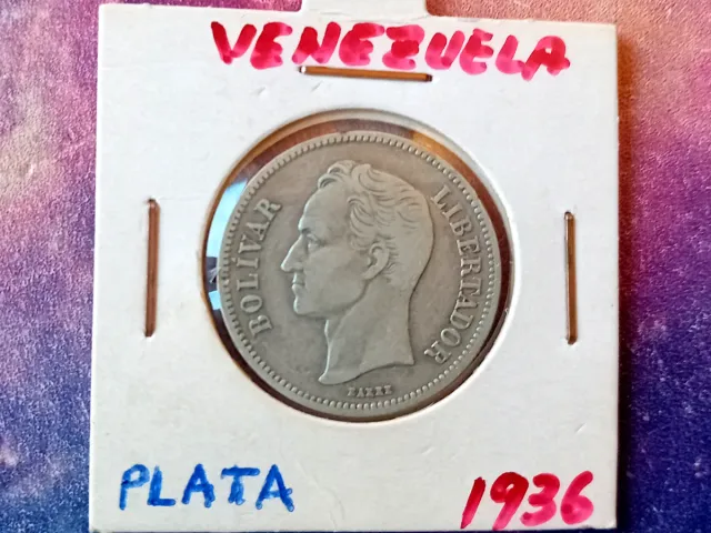Moneda Venezuela 10 Gramos 1936