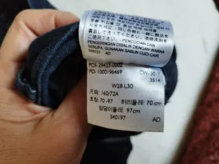 Pantalón Levi's Line 8 Mujer Azul