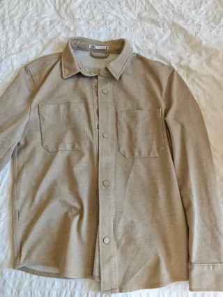 Camisa Zara/Mango Beige Talla M
