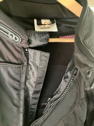 Chaqueta Moto Negra Hombre XL