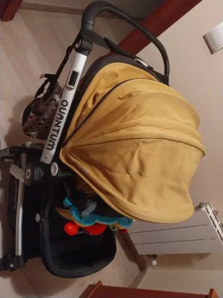 Carro de bebé equipado completo