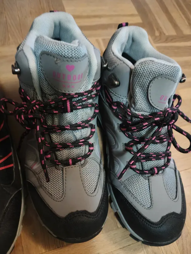 Zapatillas andar y  senderismo niña 34