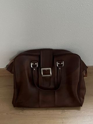 Bolso de viaje vintage marrón