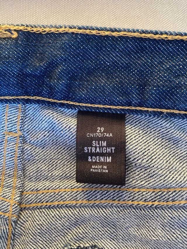 Vaqueros H&M Denim Azul original