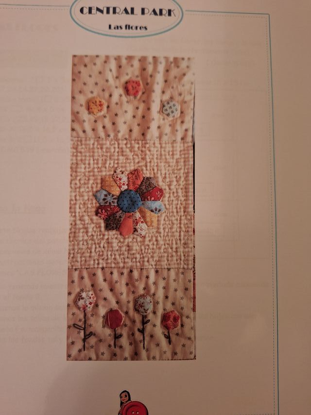 Patrón para el quilt Central Park. Patchwork