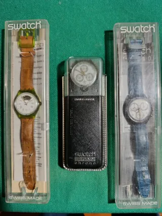 Lotto divisibile n 3 Swatch vintage
