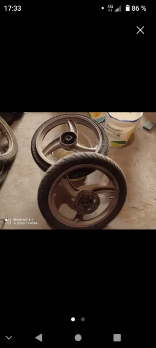 Juego Ruedas Moto Boost