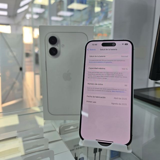 Apple IPhone 16 128GB Blanco