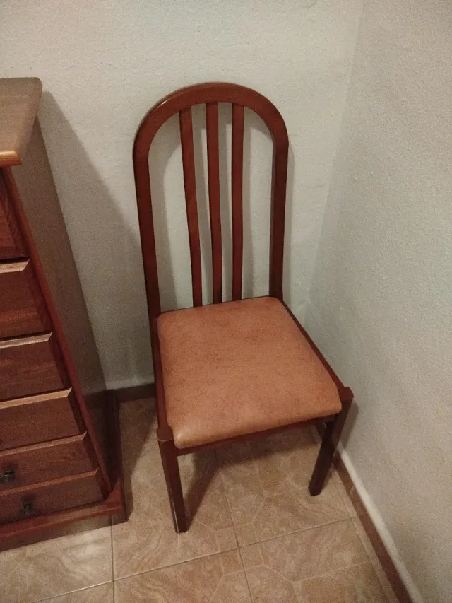 Sillas madera