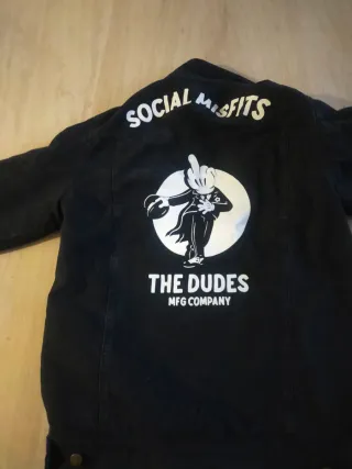 Abrigo The Dudes Mfg Company Negro