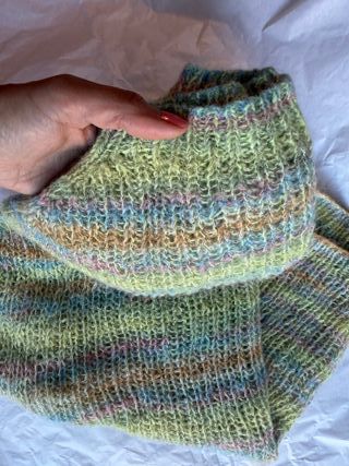 Chaleco de punto unisex multicolor