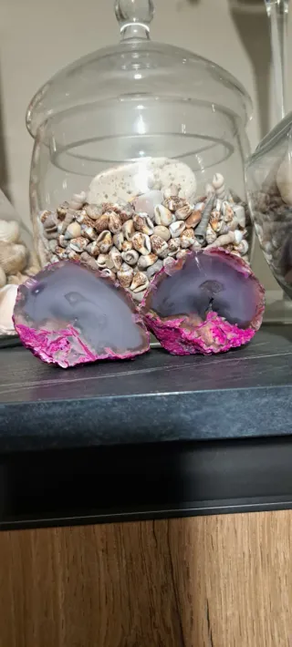 Geode Agata Rosa e Viola