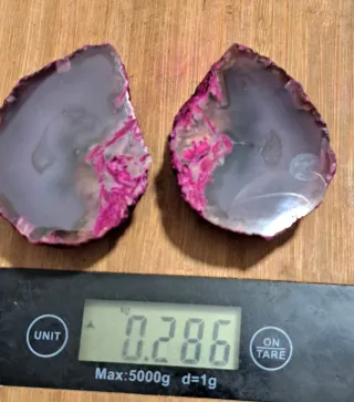 Geode Agata Rosa e Viola