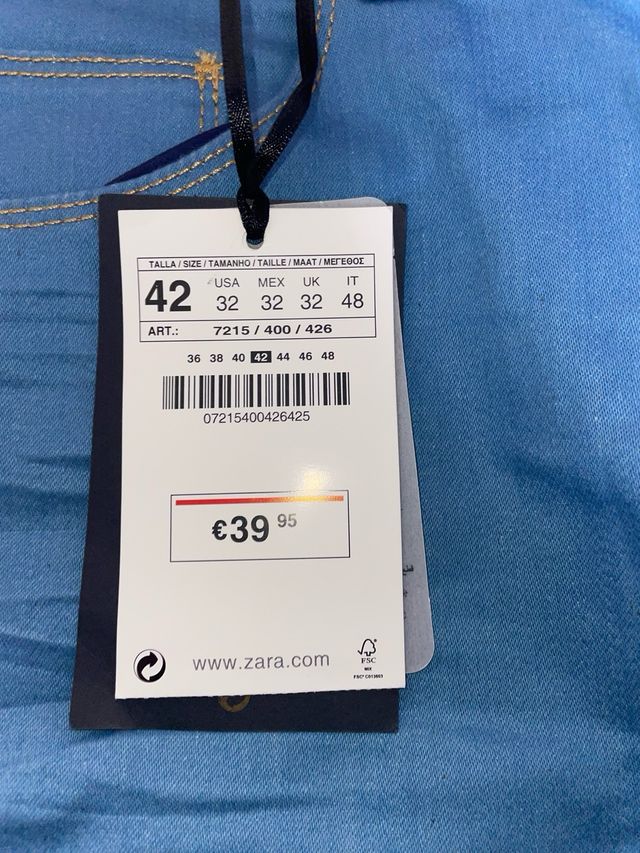 Vaqueros Zara Azules
