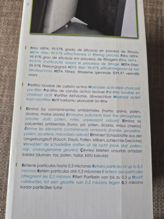 Purificador de aire Eco convair