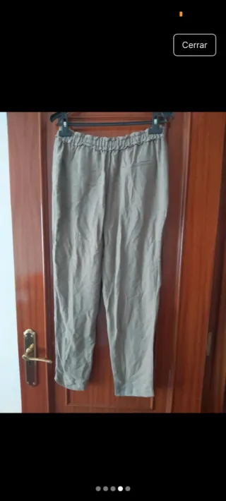 Pantalón beige talla M