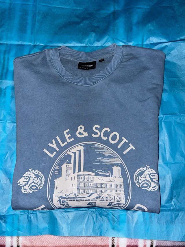 Sudadera Lyle & Scott Hawick Scotland Azul