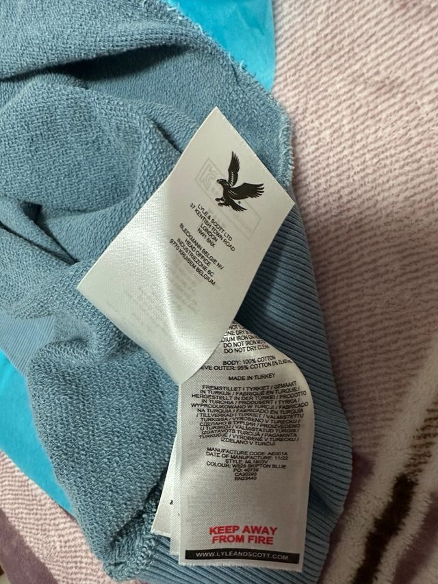 Sudadera Lyle & Scott Hawick Scotland Azul