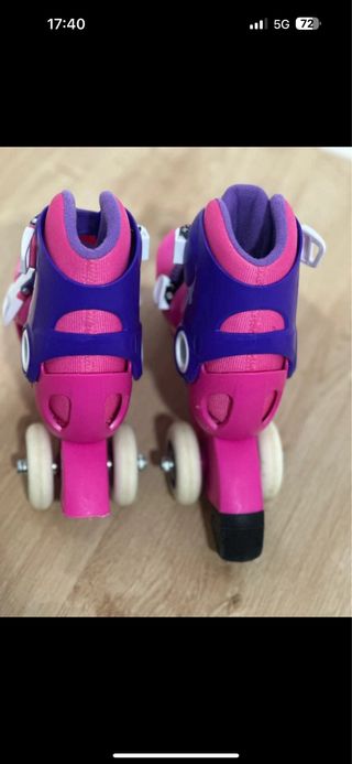 Patines niña Talla 26-28 Protecciones cascara XXS