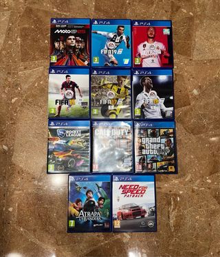 Pack PS4 (PlayStation 4) con juegos y mandos