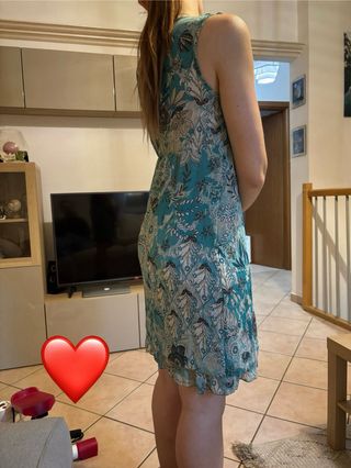 Vestito floreale multicolor