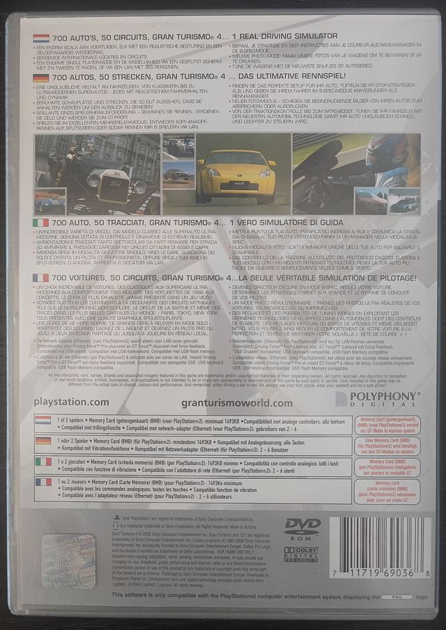 Gran Turismo 4 PS2 Platinum