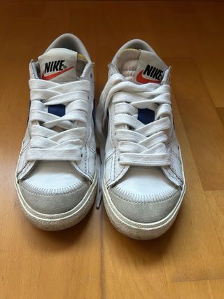 Nike Blazer Jumbo Talla 40 Blanco y Azul