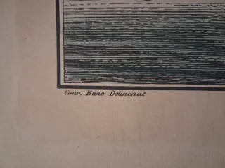 Grabado antiguo Ámsterdam