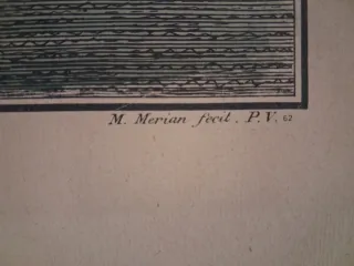 Grabado antiguo Ámsterdam