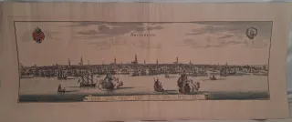 Grabado antiguo Ámsterdam