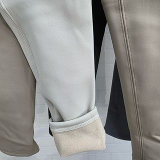 Leggings térmicos de neopreno color beige