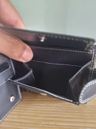 Cartera Jaguar Piel Negra Made in Spain