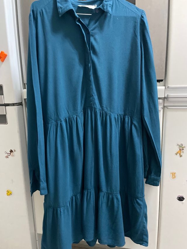 Vestido azul Indi & Cold talla M