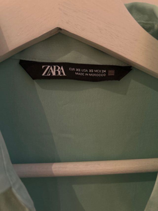 Camisa Zara Seda Talla XS